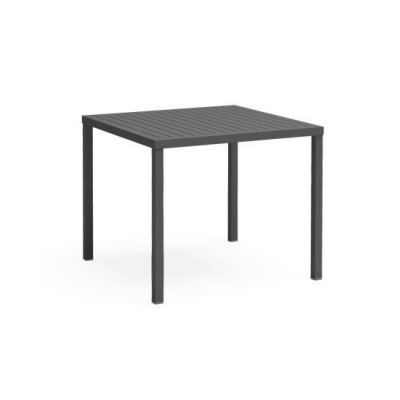 Table basse d'extérieur carrée Cube 31,5" - Anthracite