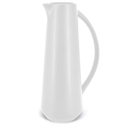 Pichet 1,5 L en grès - Blanc mat