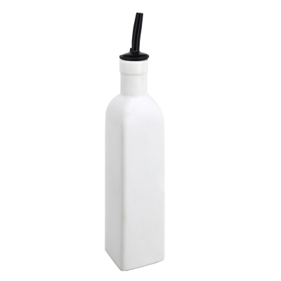 Bouteille d'huile / vinaigre 475 ml - Blanc mat