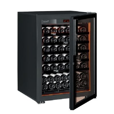 Cellier Revelation 1 température, 1 porte vitrée Full Glass - 75 bouteilles