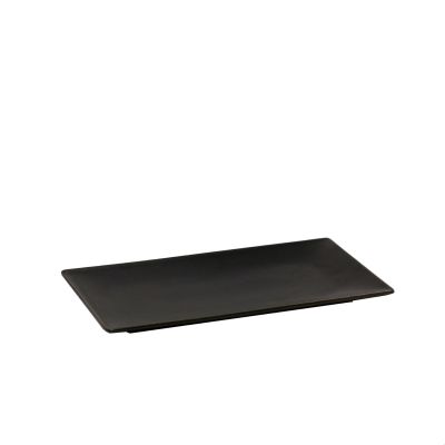 Assiette rectangulaire 9" x 5,5" - Noir