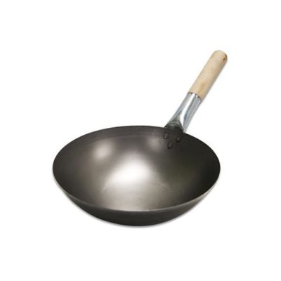 Wok en acier 16"