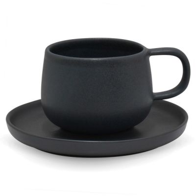 Ensemble soucoupe et tasse 7,6 oz - Uno Granite