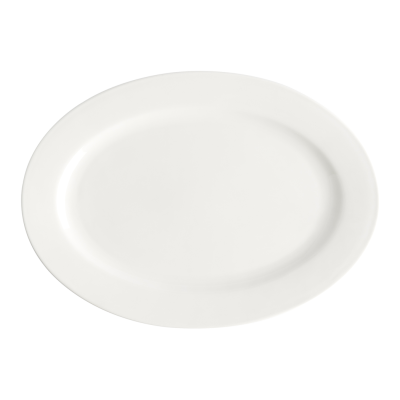 Plat ovale à bord large 11,75" x 8,5" - Foundation