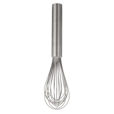 Fouet piano en acier inoxydable 10"