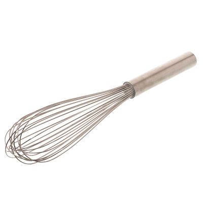 Fouet piano en acier inoxydable 14"
