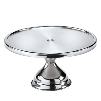 Plateau de présentation en acier inoxydable 12" x 6,5"