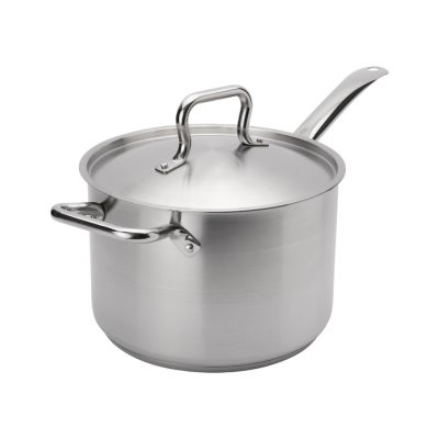 Casserole haute en acier inoxydable 4,25 L avec couvercle - Elements
