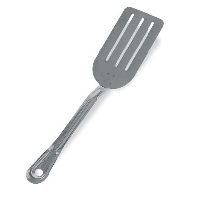 Spatule à oeuf à rainures en acier inoxydable 14"