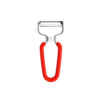 Éplucheur Y à lame dentelée simple - Rouge
