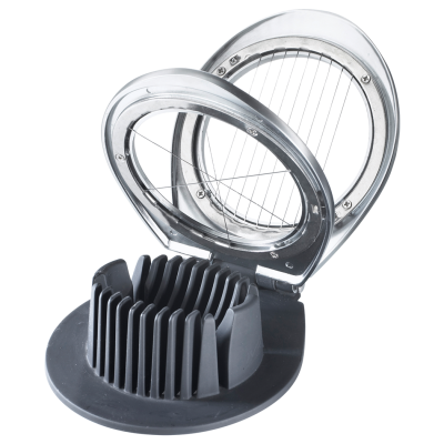 Tranche-oeuf deluxe en zinc nickelé et en plastique