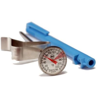 Thermomètre à boisson chaude à cadran (70°F à 190°F)