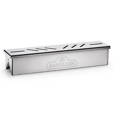Boîte à fumer en acier inoxydable 16-1/4" 