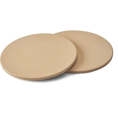 Ensemble de deux pierres à pizza en céramique 10"