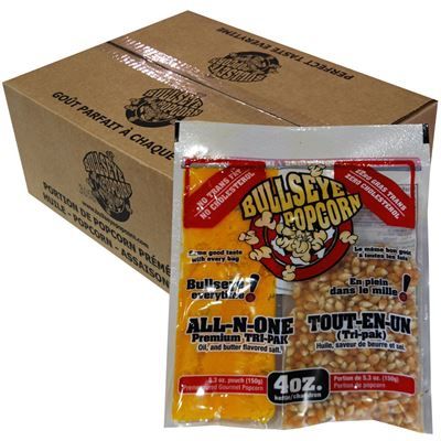 Popcorn tout-en-un pour machine 4 oz