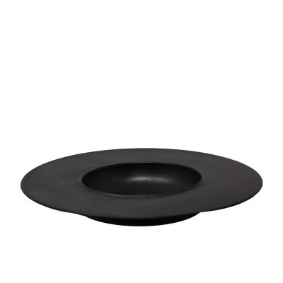 Assiette ronde pour pâtes 12" - Noir