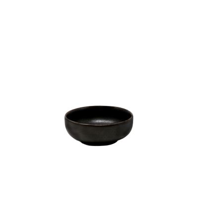 Bol rond et profond forme coupe 3" - Noir