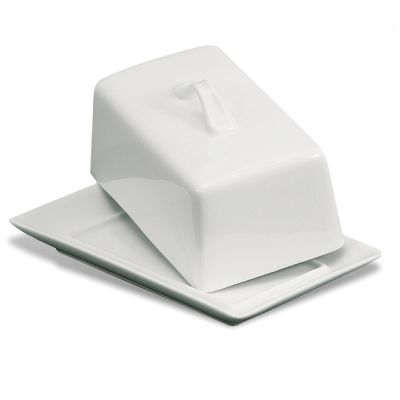 Beurrier en porcelaine 454 g