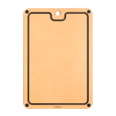 Planche de fibre de bois 16" x 11"  avec pattes silicone - Naturel