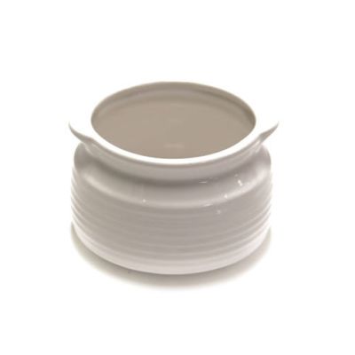 Bol à soupe à l’oignon en céramique 16 oz - Blanc