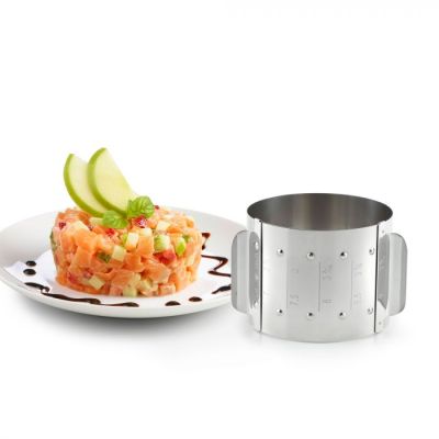 Cercle à tartare ajustable Gourmet Steel