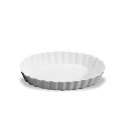 Assiette à crème brûlée en porcelaine 5,5"