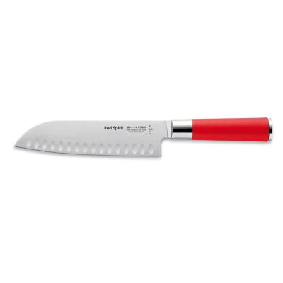 Couteau Santoku 7" - Kullenschliff Red Spirit