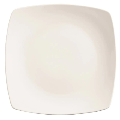 Assiette coupe carrée 11" - Porcelana