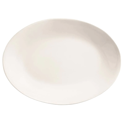 Assiette de service ovale 11,75" x 8" - Porcelana