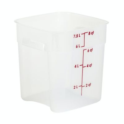 Récipient gradué carré FreshPro 7,6 L - Translucide
