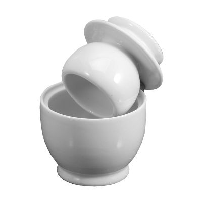 Beurrier breton en porcelaine