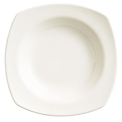 Assiette à soupe carrée 9" - Slenda