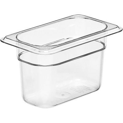 Bac gastronome transparent Camwear 4" - 1/9