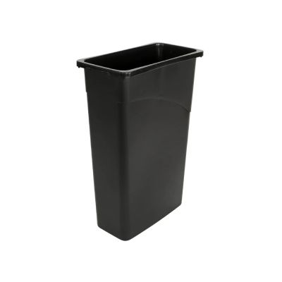 Poubelle mince 23 gallons - Noir