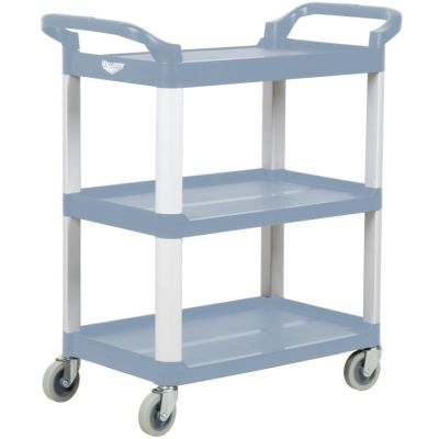 Chariot utilitaire en polypropylène 40,25" x 20" - Gris