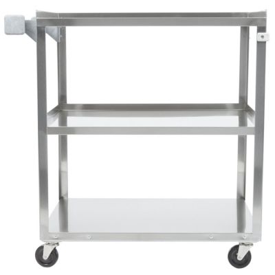 Chariot utilitaire en acier inoxydable pour charge élevée 30,875" x 17,75"