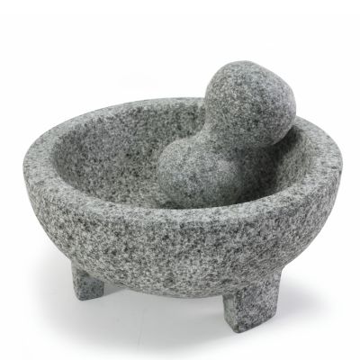 Mortier et pilon en granit Molcajete