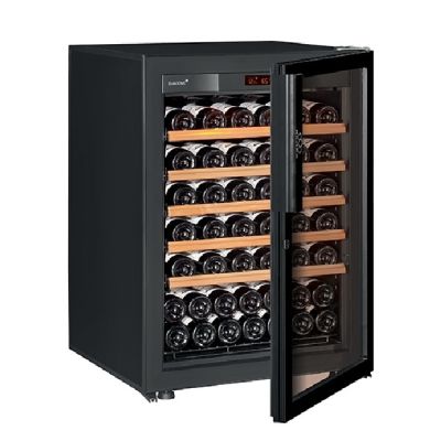 Cellier Pure 1 température, 1 porte vitrée Full Glass - 74 bouteilles