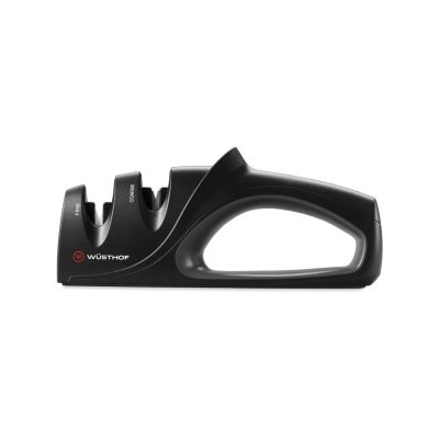 Aiguiseur de couteau à main 2 étages - Noir