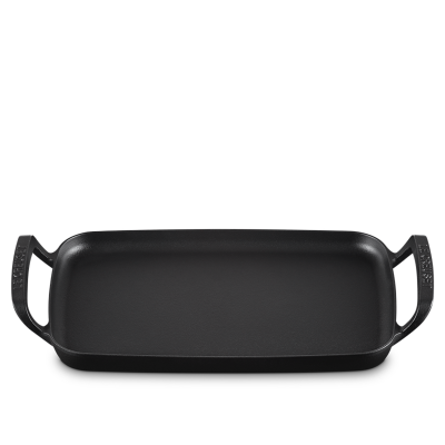 Plaque de cuisson rectangulaire en fonte émaillée 40 cm - Alpine