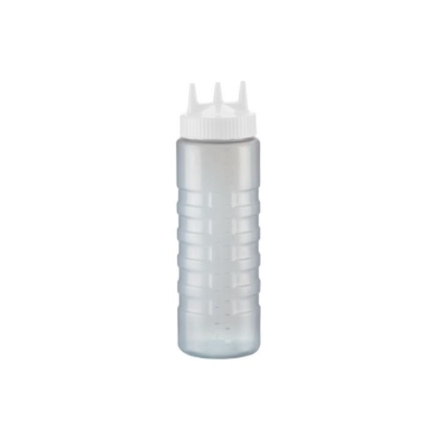 Bouteille à pression Traex Color-Mate Tri Tip 24 oz - Transparent