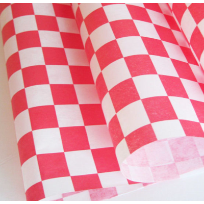 Papier Damier 12" x 12" - Rouge (2000/cs)