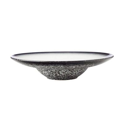 Assiette ronde Show 28 cm - Caviar granite