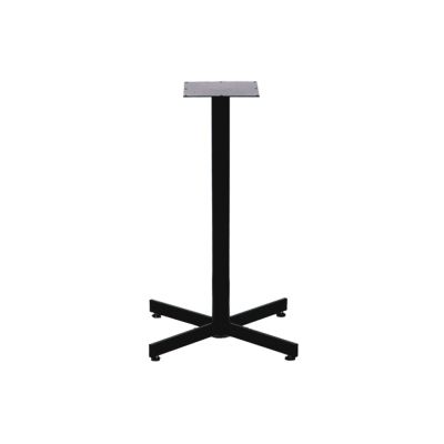 Base de table en croix 4" x 30" - Chrome
