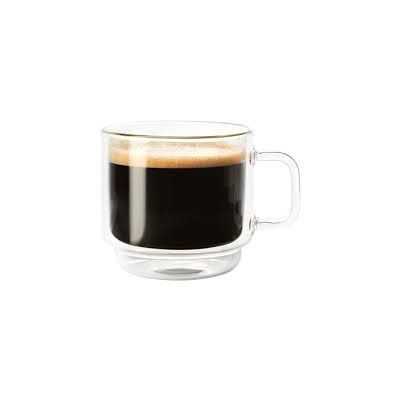 Ensemble de deux tasses à americano double paroi empilable 11,8 oz