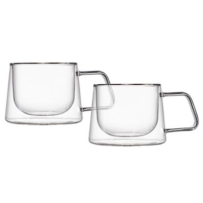 Ensemble de 2 tasses à cappuccino double paroi 9 oz - Barista Gem