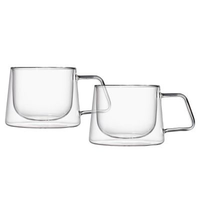 Ensemble de 2 tasses à latté double paroi 12,8 oz - Barista Gem