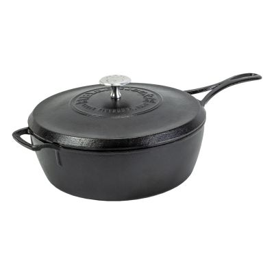 Casserole en fonte avec couvercle Blacklock 3,8 L