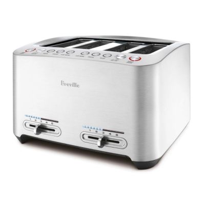 Grille-pain quatre fentes Smart Toaster - Acier inoxydable