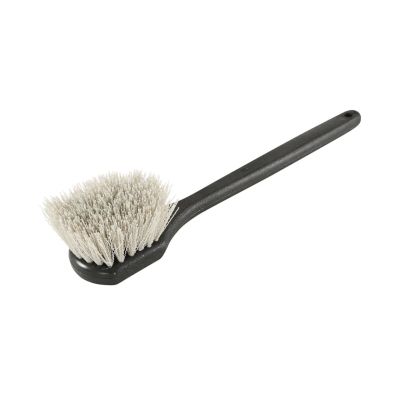 Brosse à chaudron avec longue poignée et fibres rigides 20" - Noir